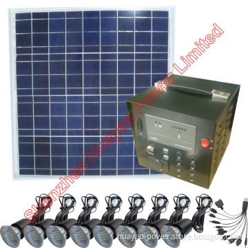 50W Solar Power System for Home Electrical Appliances